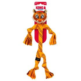 KONG Scrubz Safari Tiger Dog Toy Medium
