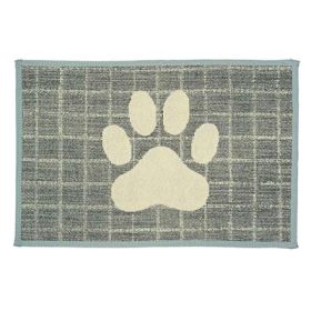 Fashion Mat Paw Plaid