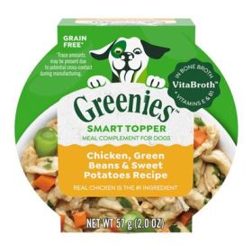 Greenies Toppers-Beef,Chick, Sw Potato, Spinach,case of 10