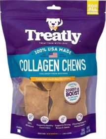 Treatly USA Collagen Chips Chicken Flavored - 8 oz