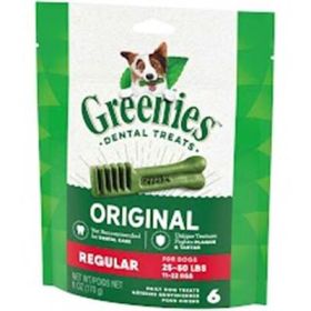 Greenies Dog Dental Treats - Regular - 6 oz - 6 ct