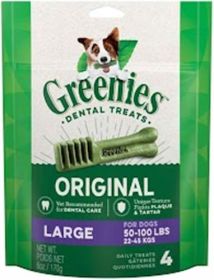Greenies Dog Dental Treats - Large - 6 oz - 4 ct