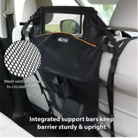 Kurgo Dog Backseat Barrier with Support Bars