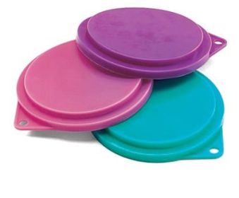 Spot Can Food Cover Variety of Colors - Pkg of 12