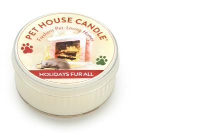 Pet House Mini Candles Holiday Furs All