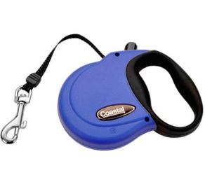 Coastal Retractable Med Dog Leash - 16 ft - Blue