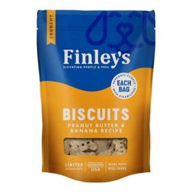Finley's Dog Biscuits - Peanut Butter & Banana - 6 oz