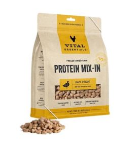 Vital Essentials Freeze Dried Mini Duck Nib Toppers 18 oz