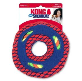 Kong Sneakerz Sport Disc with Rope Toy - Med
