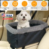 Small Dog Car Seat with Harness Center Console Pet