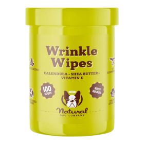 Natural Dog Company Dog Wrinkle Wipes - 100 Count