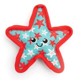 Turquoise Starfish Toy with Squeaker
