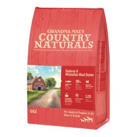 Grandma Mae's Country Naturals Dry Dog Food Salmon & Whitefish 24lb