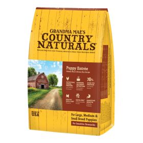 Grandma Mae's Country Naturals Puppy Entree Chicken Meal and Brown Rice 24lb