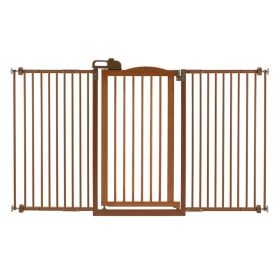 Tall OneTouch Gate II Wide in Brown