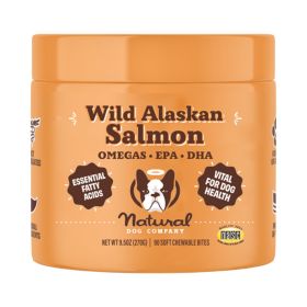 Natural Dog Company Dog Wild Alaskan Salmon Chews – 90 Count