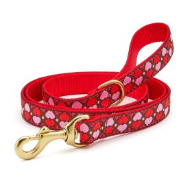 5' NARROW ALL HEARTS LEAD w/D-RING