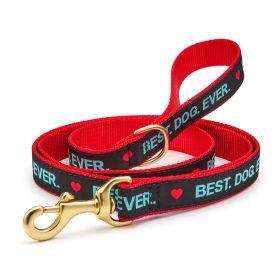 5' NARROW BEST DOG EVER LEAD w/ D-RING