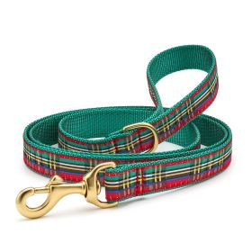6' SMALL BREED CHRISTMAS SPARKLE PLAID LEAD