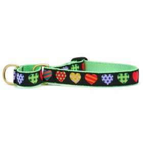 LARGE COLORFUL HEARTS MARTINGALE