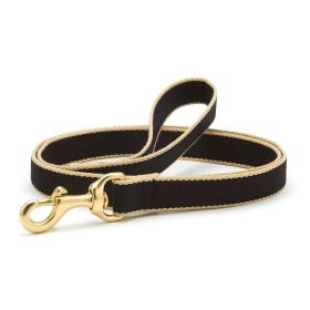 5' WIDE BLACK/TAN COLOR MARKET LEAD w/D-RING