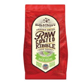 Stella & Chewys Dog Kibble – Raw Coated Cage -Free Duck Recipe 3.5Lbs