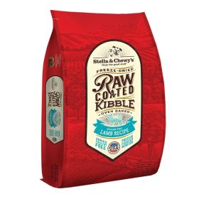 Stella & Chewys Dog Kibble – Raw Coated Grass Fed Lamb Recipe 22Lbs