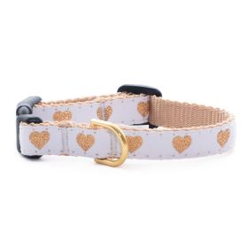 SIZE 14 WHITE HEART OF GOLD S.B. COLLAR