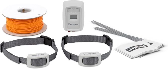 PetSafe Classic InGround Fence for Dogs and Cats  Includes TWO Waterproof Collars