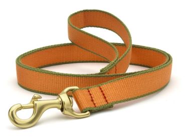 5' WIDE TANGERINE/PINE COLOR MARKET LEAD w/D-RING