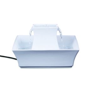 PetSafe White Pagoda Ceramic Fountain  PWW0013907