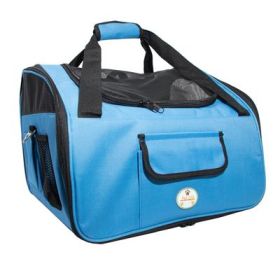 Ultra (Option: Lock Collapsible Pet Car Seat  Blue)