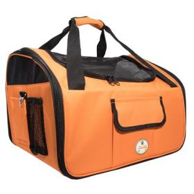 Ultra (Option: Lock Collapsible Pet Car Seat  Orange)