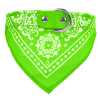 Adjustable Bandana Leather Pet Collar