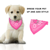 Adjustable Bandana Leather Pet Collar