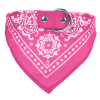 Adjustable Bandana Leather Pet Collar