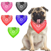 Adjustable Bandana Leather Pet Collar