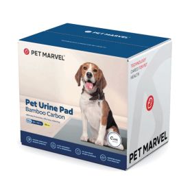 PETMARVEL Disposable Charcoal Puppy Pads Odor Control 24x24 Inches (Option: 50Pcs)
