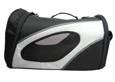 Phenom (Option: Air Airline Approved Designer Pet Dog Carrier  Black)