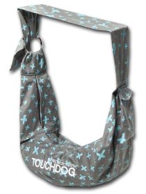 Touchdog Over (Option: theShoulder Dog Sling  Gray)