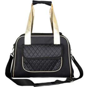 Airline Approved Mystique Fashion Pet Carrier (Option: Black)