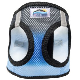 American River Choke Free Dog Harness Ombre Collection (Color: Midnight Sky, size: large)